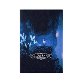 Обложка для паспорта матовая кожа с принтом HOLLOW KNIGHT , натуральная матовая кожа | размер 19,3 х 13,7 см; прозрачные пластиковые крепления | 