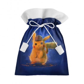 Подарочный 3D мешок с принтом Pikachu Pika Pika , 100% полиэстер | Размер: 29*39 см | pika | pikachu | аниме | детская | детям | игры | молния | мышка | мышь | пика | пикачу | покемон | покемоны