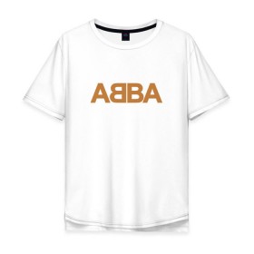 Мужская футболка хлопок Oversize с принтом ABBA , 100% хлопок | свободный крой, круглый ворот, “спинка” длиннее передней части | абба | агнета | анни фрид | брур | бьорн | коллектив | музыка | швеция