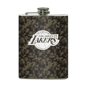 Фляга с принтом Los Angeles Lakers Camo , металлический корпус | емкость 0,22 л, размер 125 х 94 мм. Виниловая наклейка запечатывается полностью | Тематика изображения на принте: camo | lakers | los angeles lakers | nba | баскетбол | камуфляж | лос анджелес лейкерс | нба | спорт | хаки