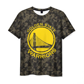 Мужская футболка 3D с принтом Golden State Warriors camo , 100% полиэфир | прямой крой, круглый вырез горловины, длина до линии бедер | golden state | golden state warriors | nba | warriors | баскетбол | голден стэйт | голден стэйт уорриорз | камуфляж | нба | спорт | уорриорз camo | хаки
