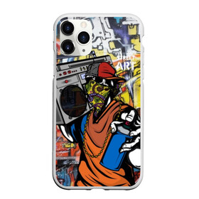 Чехол для iPhone 11 Pro Max матовый с принтом Street art , Силикон |  | art | graffiti | street art | арт | граффити | стрит арт | тренд