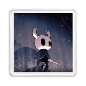 Магнит 55*55 с принтом Рыцарь - HOLLOW KNIGHT , Пластик | Размер: 65*65 мм; Размер печати: 55*55 мм | Тематика изображения на принте: game | games | ghosts | godmaster | hollow | hornet | knight | metroidvania | silksong | zote | гримм | зот | игра | игры | квиррел | найт | песня | полый | призраки | пустой | рыцарь | силксонг | холлоу | хорнет | шелк