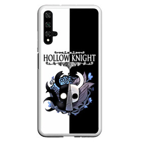 Чехол для Honor 20 с принтом Hollow Knight (Black & White) , Силикон | Область печати: задняя сторона чехла, без боковых панелей | game | hollow knight | hollow knight godmaster | hollow knight map | hollow knight ps4 | silksong | белый | зот могучий | игра | карта | королевство | метроидвания | полый король | приключения букашек | халлоунест | холлоу кнайт | черный