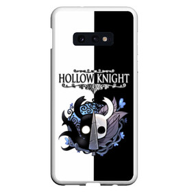 Чехол для Samsung S10E с принтом Hollow Knight (Black & White) , Силикон | Область печати: задняя сторона чехла, без боковых панелей | game | hollow knight | hollow knight godmaster | hollow knight map | hollow knight ps4 | silksong | белый | зот могучий | игра | карта | королевство | метроидвания | полый король | приключения букашек | халлоунест | холлоу кнайт | черный