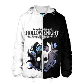 Мужская куртка 3D с принтом Hollow Knight (Black & White) , ткань верха — 100% полиэстер, подклад — флис | прямой крой, подол и капюшон оформлены резинкой с фиксаторами, два кармана без застежек по бокам, один большой потайной карман на груди. Карман на груди застегивается на липучку | game | hollow knight | hollow knight godmaster | hollow knight map | hollow knight ps4 | silksong | белый | зот могучий | игра | карта | королевство | метроидвания | полый король | приключения букашек | халлоунест | холлоу кнайт | черный