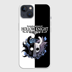 Чехол для iPhone 13 с принтом Hollow Knight (Black  White) ,  |  | game | hollow knight | hollow knight godmaster | hollow knight map | hollow knight ps4 | silksong | белый | зот могучий | игра | карта | королевство | метроидвания | полый король | приключения букашек | халлоунест | холлоу кнайт | черный