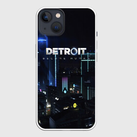 Чехол для iPhone 13 с принтом DETROIT: BECOME HUMAN ,  |  | action | ai | android | connor | dbhpk19 | detroit become human | game | rk 800 | rk 900 | андроиды | детектив | игра | игры | интерактивное кино | кара | коннор | логотип | маркус | роботы | фирменный стиль | экшн