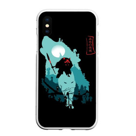 Чехол для iPhone XS Max матовый с принтом Princess Mononoke , Силикон | Область печати: задняя сторона чехла, без боковых панелей | anime | ghibli | hayao miyazaki | hime | meme | miyazaki | mononoke | music | princess | studio ghibli | tokyo | иероглиф | манга | стиль | фентези