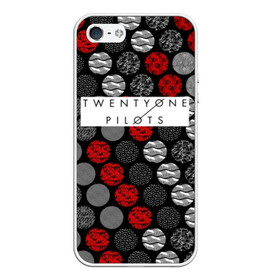 Чехол для iPhone 5/5S матовый с принтом TWENTY ONE PILOTS (TOP) , Силикон | Область печати: задняя сторона чехла, без боковых панелей | Тематика изображения на принте: 21 pilots | 21p | bandito | blurryface | chlorine | joshua | music | ned | rock | top | trench | twenty one pilots | tyler | бандито | группа | музыка | нэд | рок | тренч