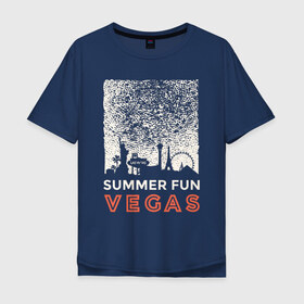 Мужская футболка хлопок Oversize с принтом Лето Вегас , 100% хлопок | свободный крой, круглый ворот, “спинка” длиннее передней части | америка | вегас | лас вегас | летние | лето | надпись | сша | туризм | турист