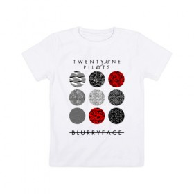 Детская футболка хлопок с принтом TWENTY ONE PILOTS (TOP) , 100% хлопок | круглый вырез горловины, полуприлегающий силуэт, длина до линии бедер | 21 pilots | 21p | bandito | blurryface | chlorine | joshua | music | ned | rock | top | trench | twenty one pilots | tyler | бандито | группа | музыка | нэд | рок | тренч