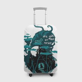 Чехол для чемодана 3D с принтом Хранители Леса , 86% полиэфир, 14% спандекс | двустороннее нанесение принта, прорези для ручек и колес | anime | blitz | no kamikakushi | sen to chihiro | spirited away | wot | аниме | зормания | кино | мультфильм | тихиро | унесенные призраками | фентези | хаяо миядзаки