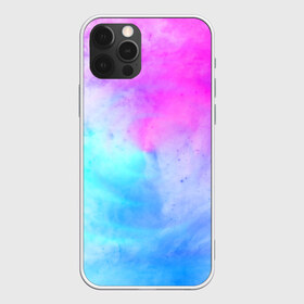 Чехол для iPhone 12 Pro Max с принтом Лето , Силикон |  | tie dye | tie dye футболка | летняя футболка | розовый | синий | тай дай | тай дай футболка | фиолетовый | яркая футболка