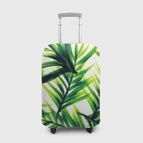 Чехол для чемодана 3D с принтом Лист Пальмы , 86% полиэфир, 14% спандекс | двустороннее нанесение принта, прорези для ручек и колес | 2019 | 2020 | summer | в отпуск | весна | гаваи | гавайи | гавайская | для отпуска | лето | листья | море | настроение | осень | отдых | отпуск | пальма | пальмы | пляж | пляжная | путешественник | цветочки | цветы