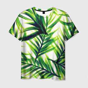 Мужская футболка 3D с принтом Лист Пальмы , 100% полиэфир | прямой крой, круглый вырез горловины, длина до линии бедер | 2019 | 2020 | summer | в отпуск | весна | гаваи | гавайи | гавайская | для отпуска | лето | листья | море | настроение | осень | отдых | отпуск | пальма | пальмы | пляж | пляжная | путешественник | цветочки | цветы