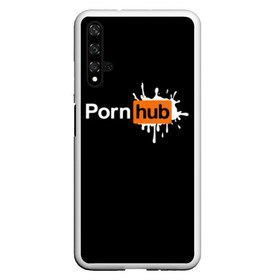 Чехол для Honor 20 с принтом PORN HUB , Силикон | Область печати: задняя сторона чехла, без боковых панелей | логотип | пошлое