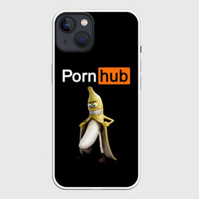 Чехол для iPhone 13 с принтом PORN HUB ,  |  | банан | логотип | пошлое