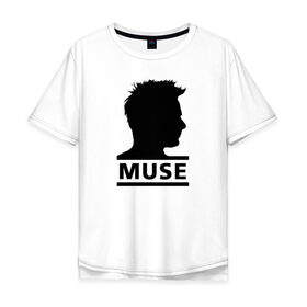 Мужская футболка хлопок Oversize с принтом Muse , 100% хлопок | свободный крой, круглый ворот, “спинка” длиннее передней части | 
