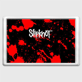 Магнит 45*70 с принтом Slipknot (2) , Пластик | Размер: 78*52 мм; Размер печати: 70*45 | horror | music | not | rock | slipk | slipknot | кровь | музыка | рок | слипкнот | ужасы