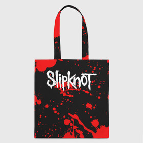 Сумка 3D повседневная с принтом Slipknot (2) , 100% полиэстер | Плотность: 200 г/м2; Размер: 34×35 см; Высота лямок: 30 см | horror | music | not | rock | slipk | slipknot | кровь | музыка | рок | слипкнот | ужасы