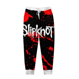 Мужские брюки 3D с принтом Slipknot (2) , 100% полиэстер | манжеты по низу, эластичный пояс регулируется шнурком, по бокам два кармана без застежек, внутренняя часть кармана из мелкой сетки | horror | music | not | rock | slipk | slipknot | кровь | музыка | рок | слипкнот | ужасы