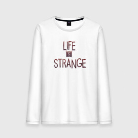 Мужской лонгслив хлопок с принтом Life is Strange , 100% хлопок |  | chloe | life is strange | life is strange timeline | max | strange | timeline | жизнь странная штука | макс кофилд | хлоя прайс