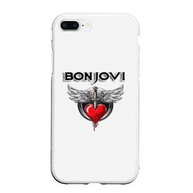 Чехол для iPhone 7Plus/8 Plus матовый с принтом Bon Jovi , Силикон | Область печати: задняя сторона чехла, без боковых панелей | bon jovi | бон джови | музыка | музыкальная группа | песни | рок | рок группа | рокгруппа