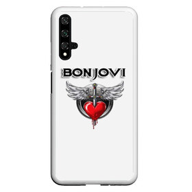 Чехол для Honor 20 с принтом Bon Jovi , Силикон | Область печати: задняя сторона чехла, без боковых панелей | Тематика изображения на принте: bon jovi | бон джови | музыка | музыкальная группа | песни | рок | рок группа | рокгруппа