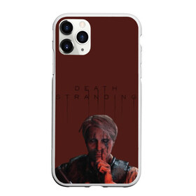 Чехол для iPhone 11 Pro матовый с принтом Death Stranding , Силикон |  | 3d | death stranding | игра | лого | логотип | надпись | открытие миров | робот | чудовище | экшен | эмблема