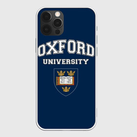 Чехол для iPhone 12 Pro Max с принтом University of Oxford_форма , Силикон |  | Тематика изображения на принте: university of oxford | англия | британия | великобритания | вуз | колледж | образование | оксфорд | студенты | университет | школа