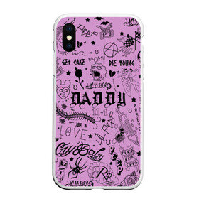 Чехол для iPhone XS Max матовый с принтом Lil Peep Tattoo , Силикон | Область печати: задняя сторона чехла, без боковых панелей | come over when youre sober | cry baby | emo | hip hop | lil | lil peep | lil pip | lill pip | new school | tattoo | xxxtentacion | лил пип | реп | рэп | татуировки | татухи | хип хоп | хипхоп