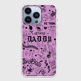 Чехол для iPhone 13 Pro с принтом Lil Peep Tattoo ,  |  | Тематика изображения на принте: come over when youre sober | cry baby | emo | hip hop | lil | lil peep | lil pip | lill pip | new school | tattoo | xxxtentacion | лил пип | реп | рэп | татуировки | татухи | хип хоп | хипхоп