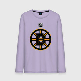 Мужской лонгслив хлопок с принтом Boston Bruins NHL , 100% хлопок |  | Тематика изображения на принте: boston | boston bruins | hockey | nhl | бостон | бостон брюинз | кубок стенли | нхл | спорт | хоккей | шайба