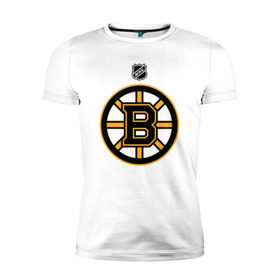 Мужская футболка премиум с принтом Boston Bruins NHL , 92% хлопок, 8% лайкра | приталенный силуэт, круглый вырез ворота, длина до линии бедра, короткий рукав | Тематика изображения на принте: boston | boston bruins | hockey | nhl | бостон | бостон брюинз | кубок стенли | нхл | спорт | хоккей | шайба