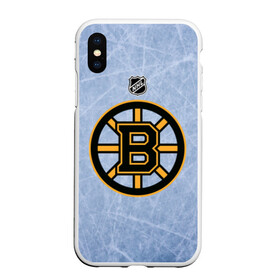 Чехол для iPhone XS Max матовый с принтом Boston Bruins , Силикон | Область печати: задняя сторона чехла, без боковых панелей | Тематика изображения на принте: boston | boston bruins | hockey | nhl | бостон | бостон брюинз | кубок стенли | нхл | спорт | хоккей | шайба