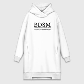 Платье-худи хлопок с принтом BDSM ,  |  | business | development | marketing | sales