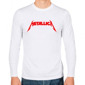 Мужской лонгслив хлопок с принтом METALLICA RED LOGO , 100% хлопок |  | matters metallica | music | nothing else | rock | trash metal | группа | музыка | музыканты | рок | трэш металл