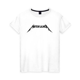 Женская футболка хлопок с принтом METALLICA , 100% хлопок | прямой крой, круглый вырез горловины, длина до линии бедер, слегка спущенное плечо | matters metallica | music | nothing else | rock | trash metal | группа | музыка | музыканты | рок | трэш металл