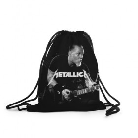 Рюкзак-мешок 3D с принтом METALLICA , 100% полиэстер | плотность ткани — 200 г/м2, размер — 35 х 45 см; лямки — толстые шнурки, застежка на шнуровке, без карманов и подкладки | matters metallica | music | nothing else | rock | trash metal | группа | музыка | музыканты | рок | трэш металл