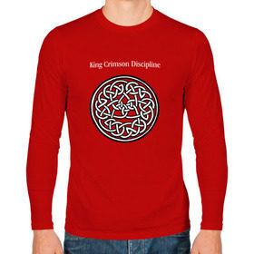 Мужской лонгслив хлопок с принтом King Crimson , 100% хлопок |  | 