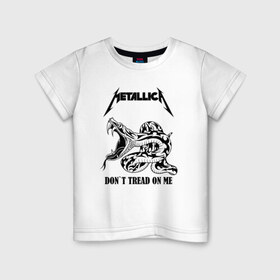 Детская футболка хлопок с принтом METALLICA , 100% хлопок | круглый вырез горловины, полуприлегающий силуэт, длина до линии бедер | matters metallica | music | nothing else | rock | trash metal | группа | музыка | музыканты | рок | трэш металл