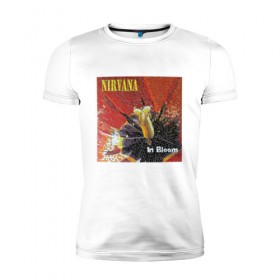 Мужская футболка премиум с принтом Nirvana In Bloom , 92% хлопок, 8% лайкра | приталенный силуэт, круглый вырез ворота, длина до линии бедра, короткий рукав | Тематика изображения на принте: kurt cobain | music | nirvana | rock | кобейн | курт | курт кобейн | музыка | нирвана | рок