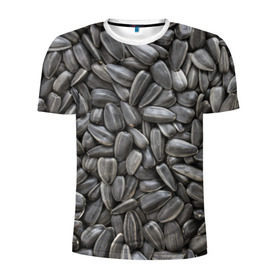 Мужская футболка 3D спортивная с принтом Семечки , 100% полиэстер с улучшенными характеристиками | приталенный силуэт, круглая горловина, широкие плечи, сужается к линии бедра | прикольные | семечки | семки
