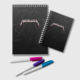 Блокнот с принтом METALLICA , 100% бумага | 48 листов, плотность листов — 60 г/м2, плотность картонной обложки — 250 г/м2. Листы скреплены удобной пружинной спиралью. Цвет линий — светло-серый
 | matters metallica | music | nothing else | rock | trash metal | группа | металлика | музыка | музыканты | рок | трэш металл