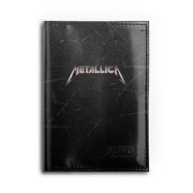 Обложка для автодокументов с принтом METALLICA , натуральная кожа |  размер 19,9*13 см; внутри 4 больших “конверта” для документов и один маленький отдел — туда идеально встанут права | matters metallica | music | nothing else | rock | trash metal | группа | металлика | музыка | музыканты | рок | трэш металл