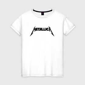 Женская футболка хлопок с принтом METALLICA (НА СПИНЕ) , 100% хлопок | прямой крой, круглый вырез горловины, длина до линии бедер, слегка спущенное плечо | matters metallica | music | nothing else | rock | trash metal | группа | металлика | музыка | музыканты | рок | трэш металл