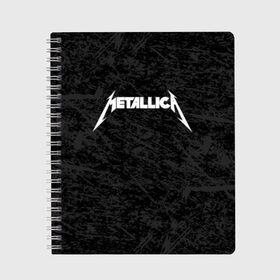 Тетрадь с принтом METALLICA , 100% бумага | 48 листов, плотность листов — 60 г/м2, плотность картонной обложки — 250 г/м2. Листы скреплены сбоку удобной пружинной спиралью. Уголки страниц и обложки скругленные. Цвет линий — светло-серый
 | matters metallica | music | nothing else | rock | trash metal | группа | металлика | музыка | музыканты | рок | трэш металл