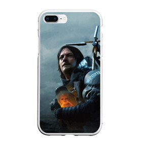 Чехол для iPhone 7Plus/8 Plus матовый с принтом Сэм - DEATH STRANDING , Силикон | Область печати: задняя сторона чехла, без боковых панелей | cliff | death | game | games | hideo | kojima | logo | mads | mikkelsen | norman | porter | reedus | sam | stranding | дес | игра | игры | клифф | кодзима | лого | миккельсен | портер | ридус | стрендинг | сэм | хидео