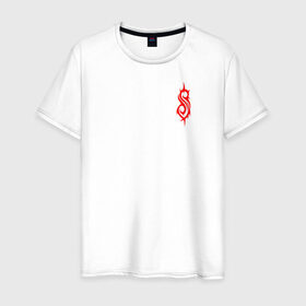 Мужская футболка хлопок с принтом Slipknot , 100% хлопок | прямой крой, круглый вырез горловины, длина до линии бедер, слегка спущенное плечо. | slipknot | slipknot футболка | слипкнот | слипонт | футболка слипкнот